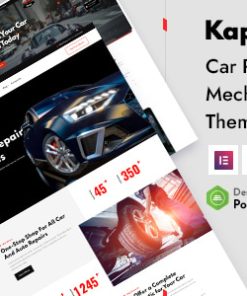Kapa - Car Repair & Auto Services Elementor WordPress Theme