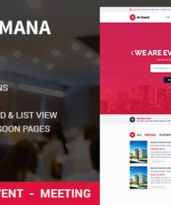 Event Management WordPress Theme for Booking Tickets - EM4U