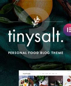 TinySalt - Personal Food Blog WordPress Theme