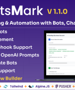 WhatsMark - WhatsApp Marketing And Automation Platform with Bots, Chats, Bulk Sender & AI