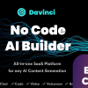 Davinci AI - OpenAI Content, Text, Image, Voice, Chat, Code, Transcript, and Video Generator as SaaS