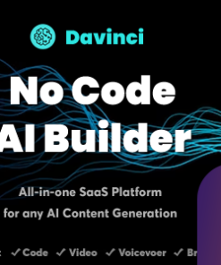 Davinci AI - OpenAI Content, Text, Image, Voice, Chat, Code, Transcript, and Video Generator as SaaS