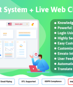 Support System - Live Web Chat & Client Desk & Ticket Help Desk