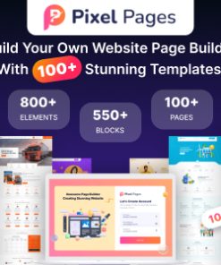 PixelPages - SAAS Application Website Builder for HTML Template