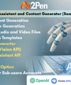 Ai2Pen – AI Writing Assistant and Content Generator (SaaS Platform)