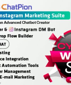 ChatPion - AI Chatbot for Facebook, Instagram, eCommerce, SMS/Email & Social Media Marketing (SaaS)