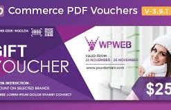 WooCommerce PDF Vouchers - Ultimate Gift Cards WordPress Plugin
