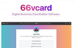 66vcard - Digital Business Card Builder (SAAS)