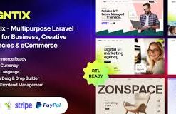 Agntix - Multipurpose Laravel CMS for Business, Portfolio, Creative Agencies & eCommerce