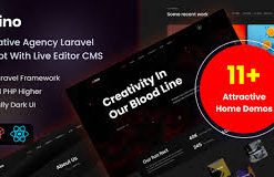 Arino - Creative Agency Laravel Script With Live Editor CMS