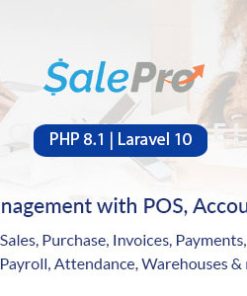 SalePro POS, Inventory Management System, HRM & Accounting