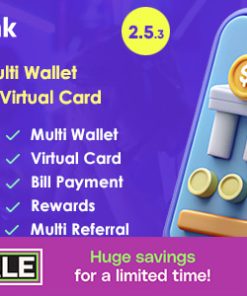 Digibank - Advanced Multi Wallet Digital Banking System with Virtual Card and Rewards