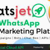 WhatsJet SaaS - A WhatsApp Marketing Platform with Bulk Sender