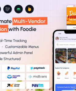 Foodie | UberEats Clone | Food Delivery App | Multi Restaurant Food Delivery App with AI Assistant