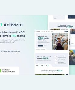 Activizm – Social Activism & NGO Gutenverse FSE WordPress Theme