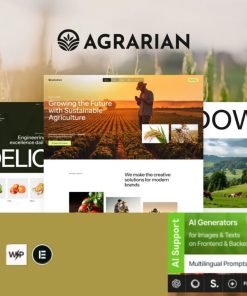 Agrarian – Agriculture Company & Organic Farm WordPress Theme