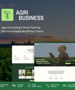 Agribusiness – Agriculture Business Consulting WordPress Theme