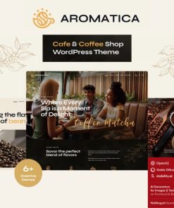 Aromatica – Cafe & Coffee Shop WordPress Theme