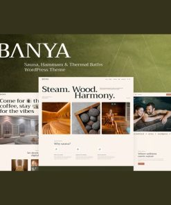 Banya – Sauna, Hammam & Thermal Baths WordPress Theme