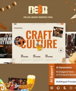 Beer – Pub, Bar, Brewery WordPress Theme
