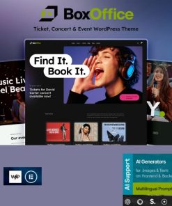 BoxOffice – Ticket, Concert & Event WordPress Theme
