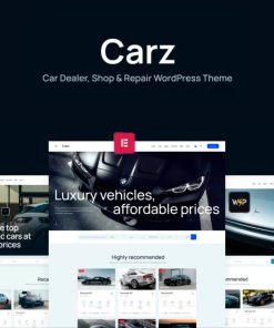 Carz — Car Dealer, Shop & Repair WordPress Theme