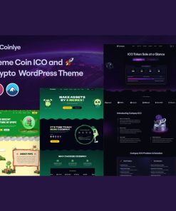 Coinlye – Meme coin ICO & Crypto WordPress Theme