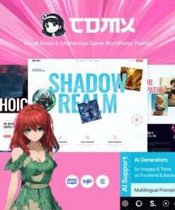 ComX – Visual Novel & Interactive Game WordPress Theme