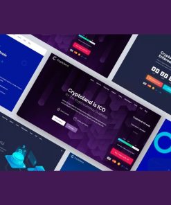 Crypto-land – Marketing Landing Page WordPress Theme
