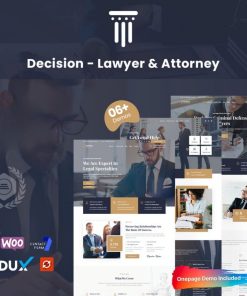 Decision – Lawyer & Attorney WordPress Theme