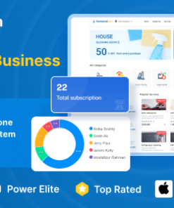Demandium - Multi Provider On Demand, Handyman, Home service App with admin panel
