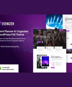 Evenizer – Event Planner & Organizer Gutenverse FSE WordPress Theme