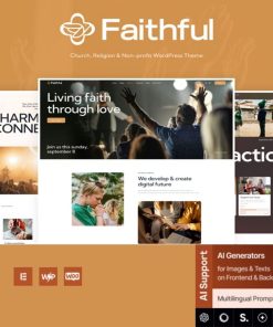 Faithful – Church & Religion Non-profit WordPress Theme