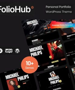 FolioHub – Personal Portfolio WordPress Theme