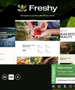 Freshy – Microgreen Local Farm WordPress Theme