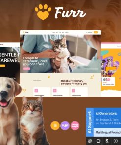 Furr – Veterinary & Pet Shop WordPress Theme
