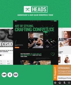 Heads - Barbershop & Hair Salon WordPress Theme