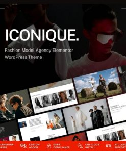 Iconique – Fashion Model Agency WordPress Theme