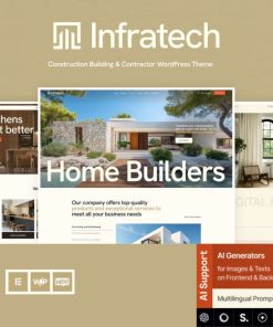 Infratech - Construction Building & Contractor WordPress Theme