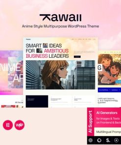 Kawaii – Anime Creative Original WordPress Theme