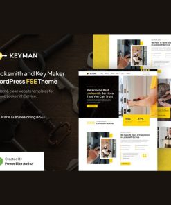 Keyman – Locksmith & Key Maker Services Gutenverse FSE WordPress Theme
