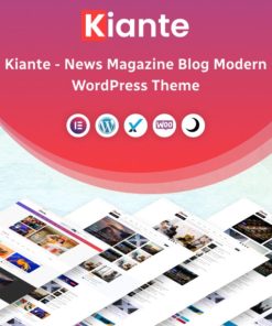 Kiante – Newspaper & Magazine Elementor WordPress Theme Multipurpose