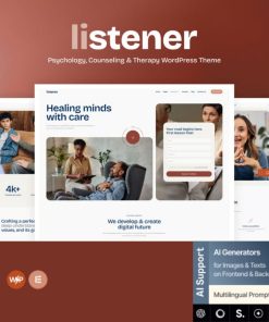Listener – Psychology, Counseling & Therapy WordPress Theme