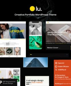 Lunna – Photographer Portfolio WordPress Theme