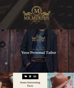 Mr. Murphy – Dress Making & Tailor WordPress Theme