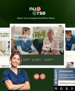 Nurse – Senior Care & Hospital WordPress Theme
