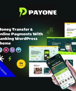 PayOne – Money Transfer & Online Payments With Banking WordPress Theme