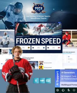Puck – Ice Hockey & Winter Sports WordPress Theme