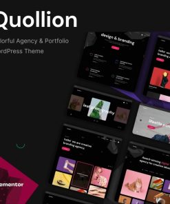 Quollion – Colorful Agency & Portfolio WordPress Theme