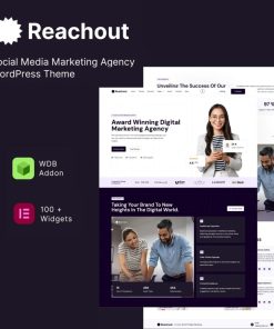 Reachout – Social Media Marketing Agency WordPress Theme